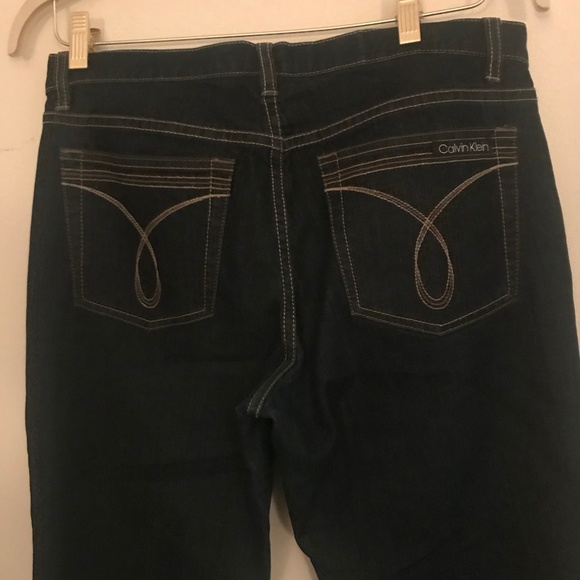BOGO Calvin Klein dark denim blue flare jeans - Picture 6 of 8